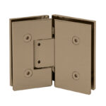 DT Venice Series 135 Deg Adjustable Glass-to-Glass Hinge for 3/8" to 1/2" Glass - Image 8