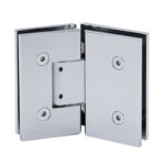 DT Venice Series 135 Deg Adjustable Glass-to-Glass Hinge for 3/8" to 1/2" Glass - Image 3