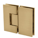 DT Venice Series 180 Degree Adjustable Glass-to-Glass Hinge for 3/8" to 1/2" Glass - Image 13