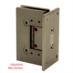 DT Venice Adjustable Square Wall Mount Hinge Full Back Plate - Image 9