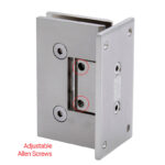 DT Venice Adjustable Square Wall Mount Hinge Full Back Plate - Image 14