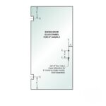 DT 3/8" Clear Tempered Glass For Venice/Carolina SD Hinge 36" x 79-9/16" - Prep for 8" CTC Handle - Image 3