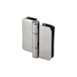 DT Zephyr 180 Degree Glass-to-Glass Outswing or Bifold Inswing Hinge for 3/8" Glass