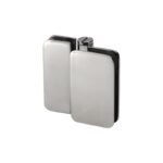 DT Zephyr 180 Degree Glass-to-Glass Inswing or Bifold Outswing Hinge for 3/8" Glass