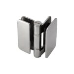 DT Zephyr 180 Degree Glass-to-Glass Inswing or Bifold Outswing Hinge for 3/8" Glass - Image 12