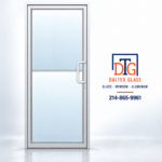 DT 3' X 7'  Narrow Stile Door - 4" Bottom Rail - 1/4" Glass