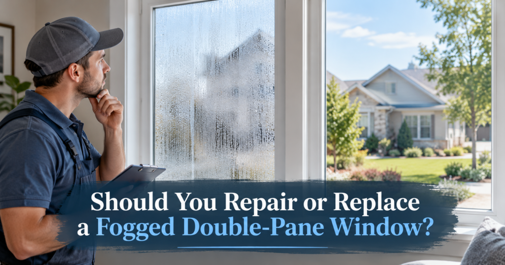 Should You Repair or Replace a Fogged Double-Pane Window?