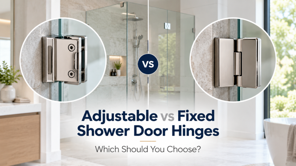 Adjustable vs Fixed Shower Door Hinges: Which Should You Choose?