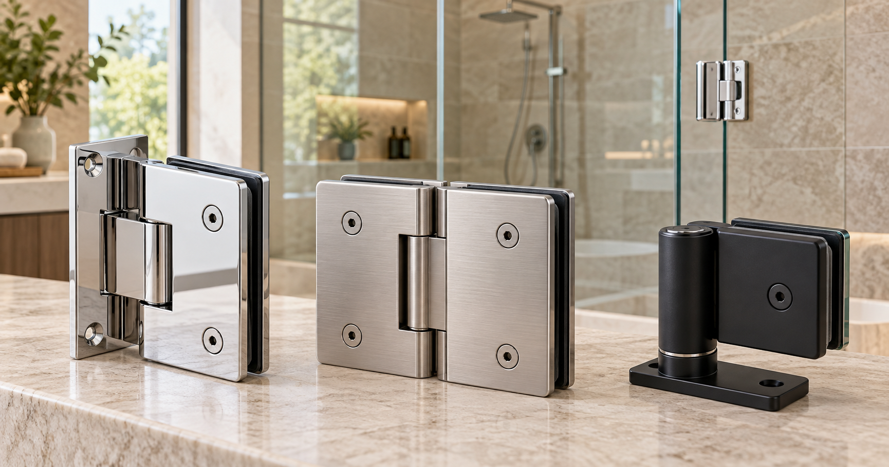 Types of Shower Door Hinges: A Complete Buyer’s Guide
