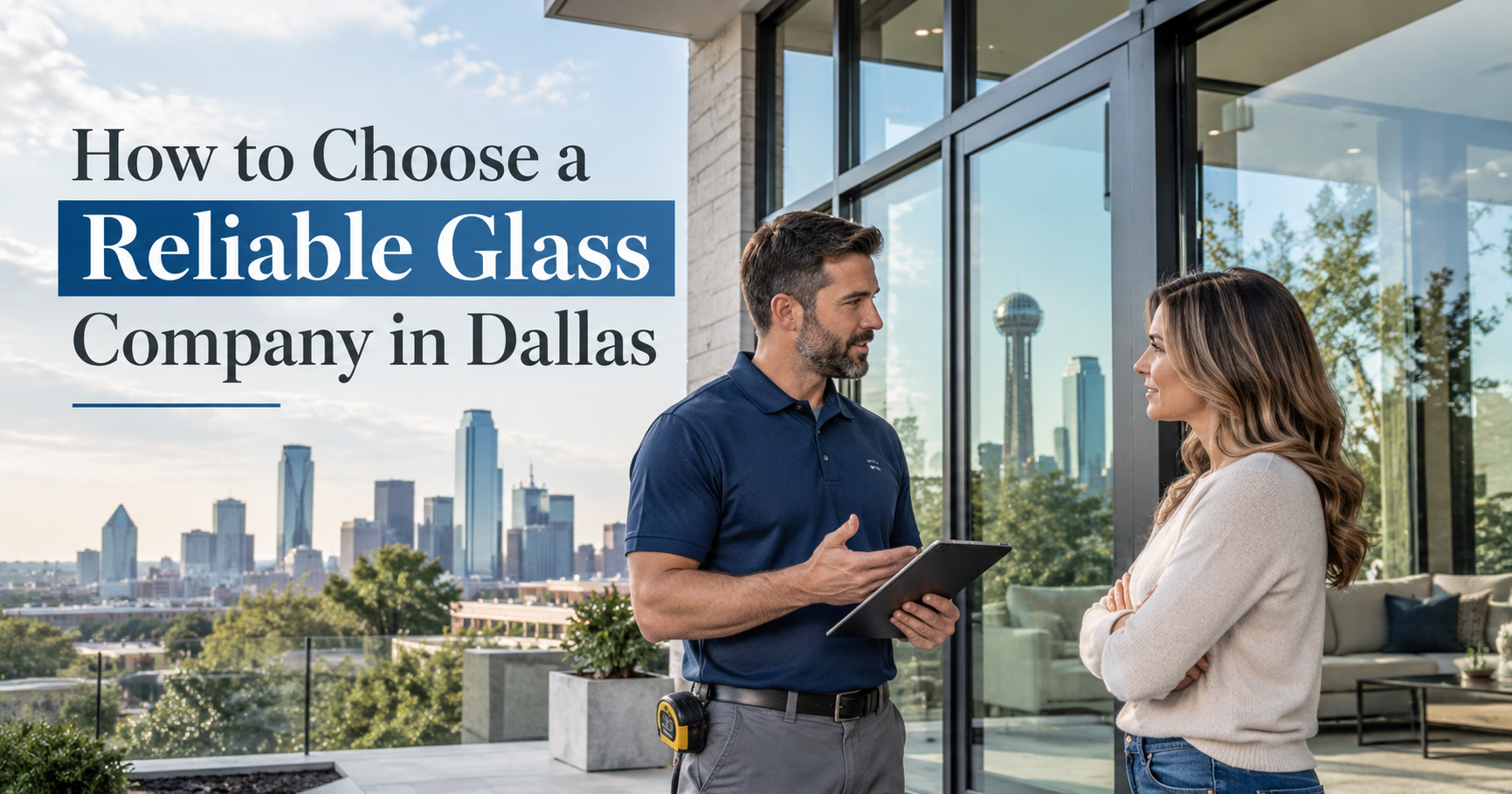 How to Choose a Reliable Glass Company in Dallas