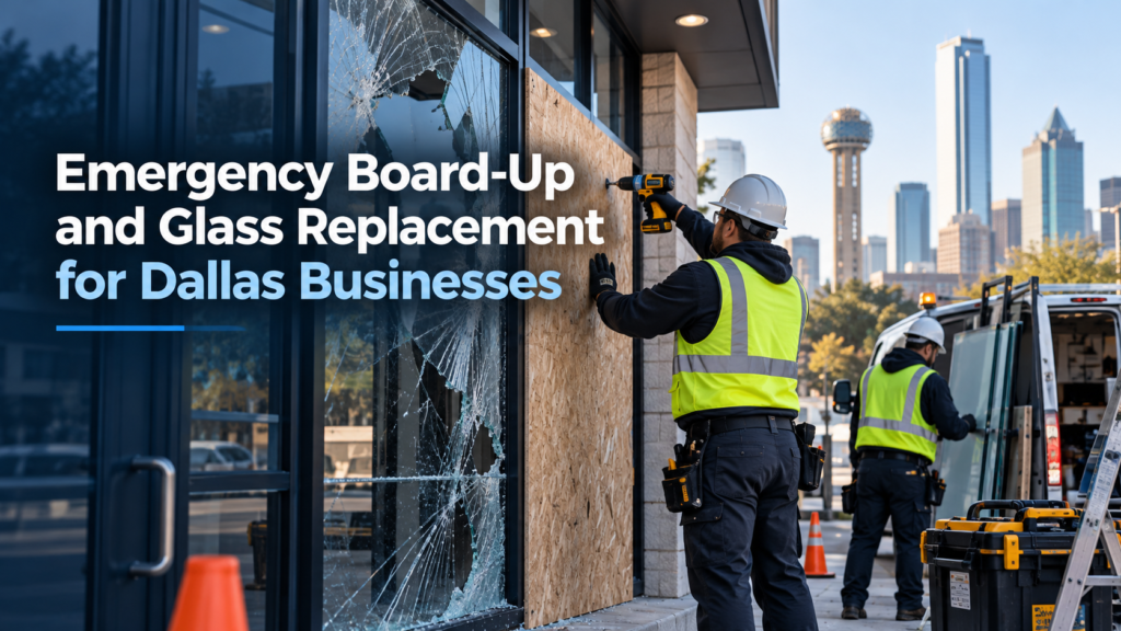 Emergency Board-Up and Glass Replacement for Dallas Businesses